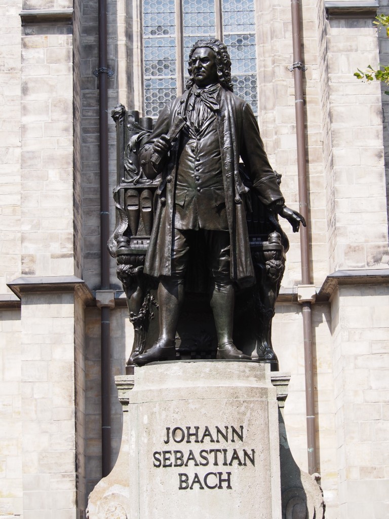 Bach Statue vor der Thomaskirche