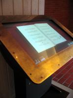 Qu'ran on TTP - an interactive display that allows visitors to virtually 'turn' the pages of a book